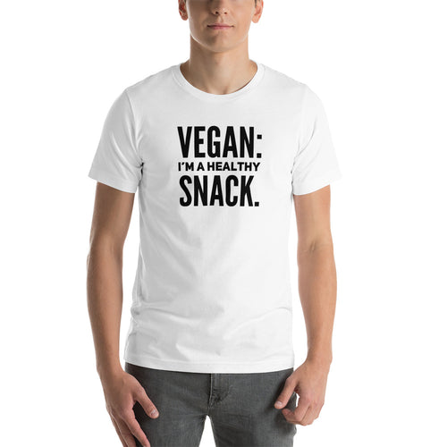 Vegan: Healthy Snack Short-Sleeve Unisex T-Shirt - Surcee Shops